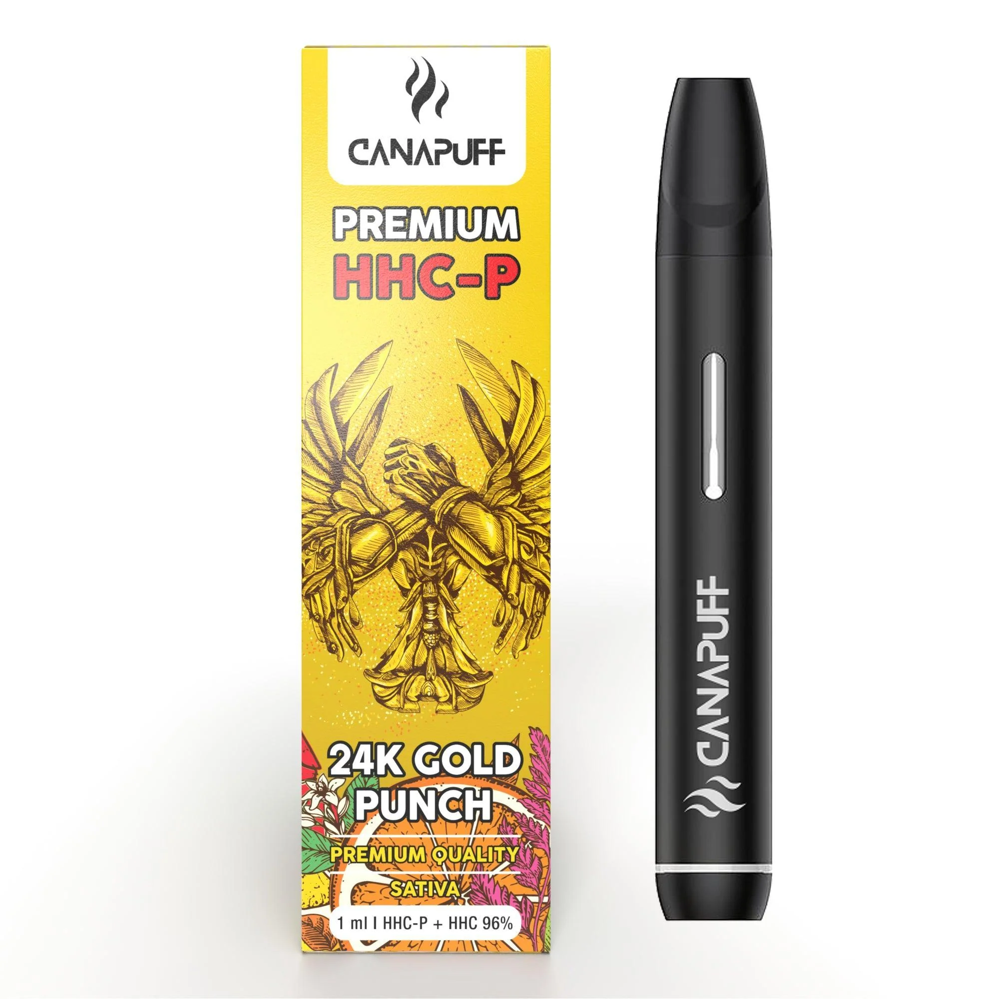HHC-P Vape 24K Gold Punch 96% 1ml - Image 3