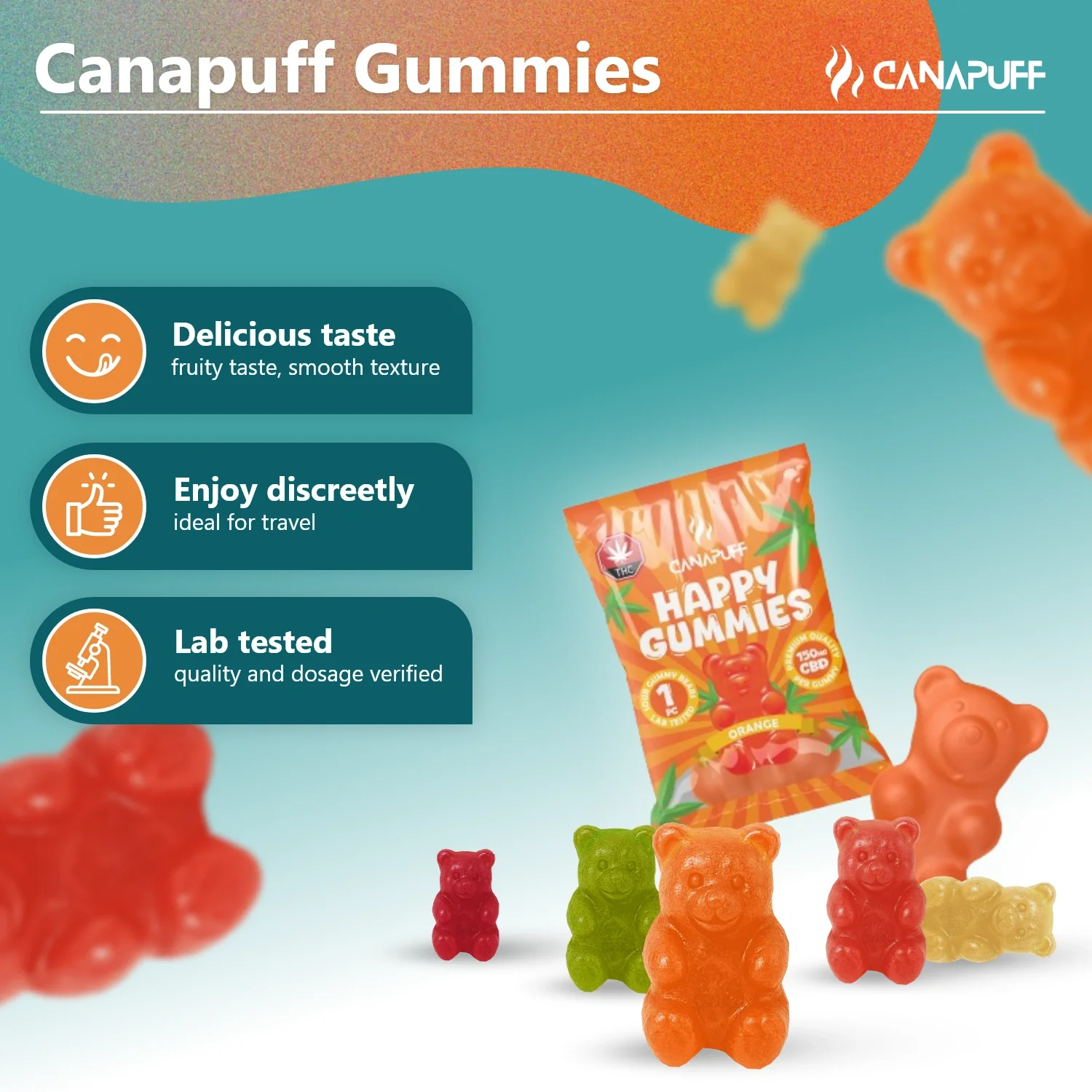 CBD Gummies Orange - Image 5