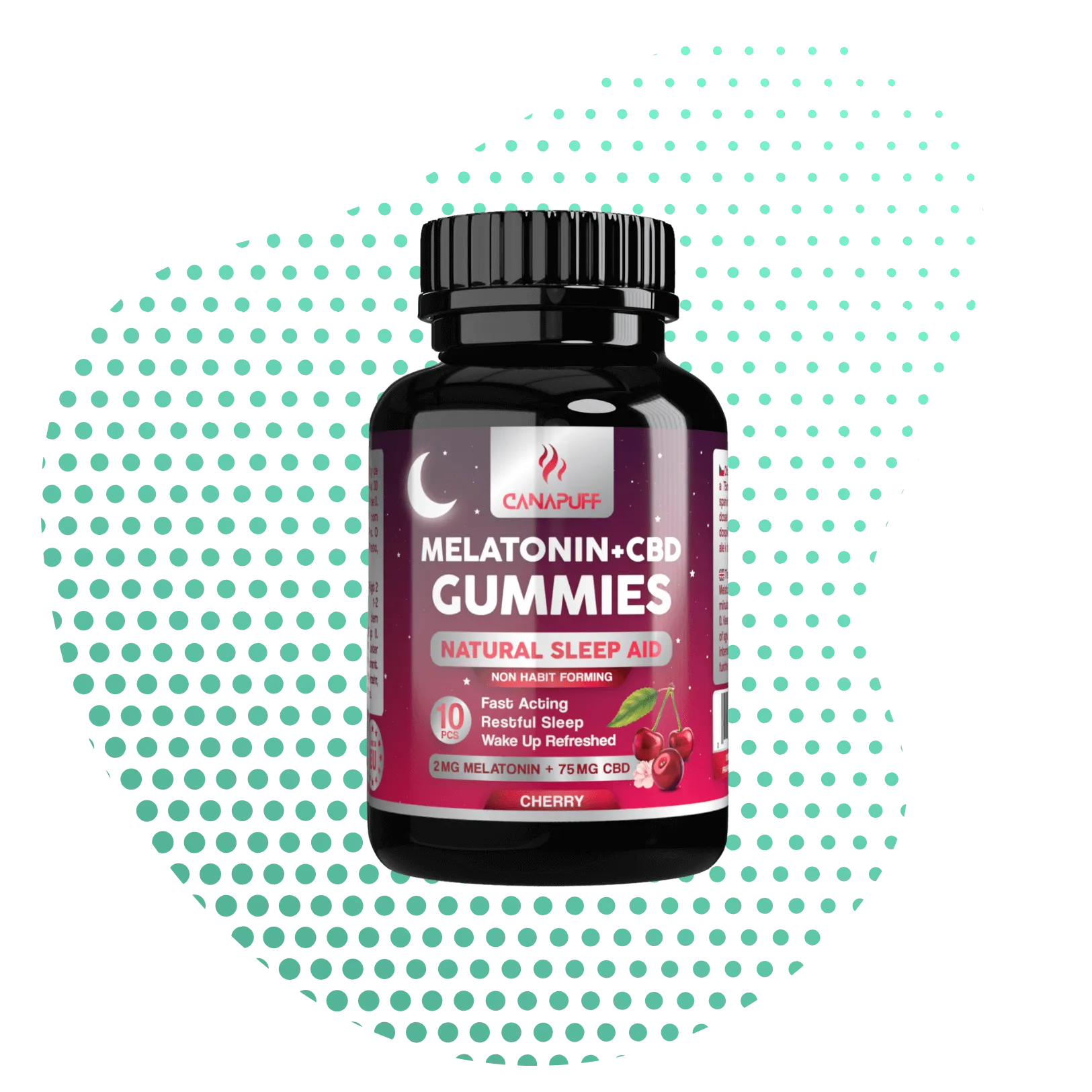 Melatonin+CBD Gummies Cherry - Image 12
