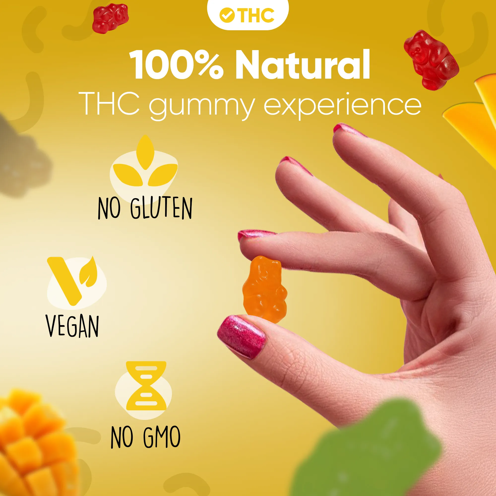 THC Gummies Mango - Image 11