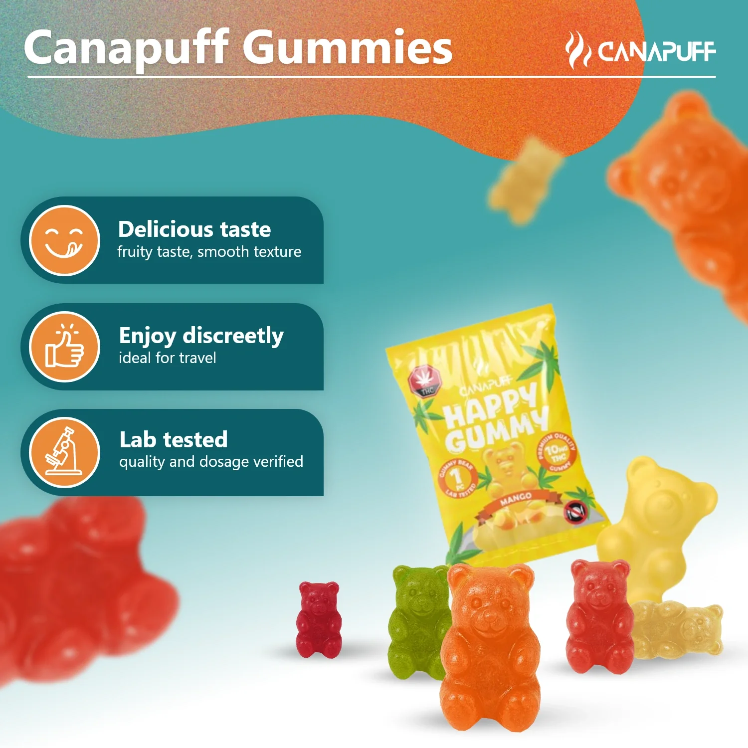 THC Gummies Mango - Image 15
