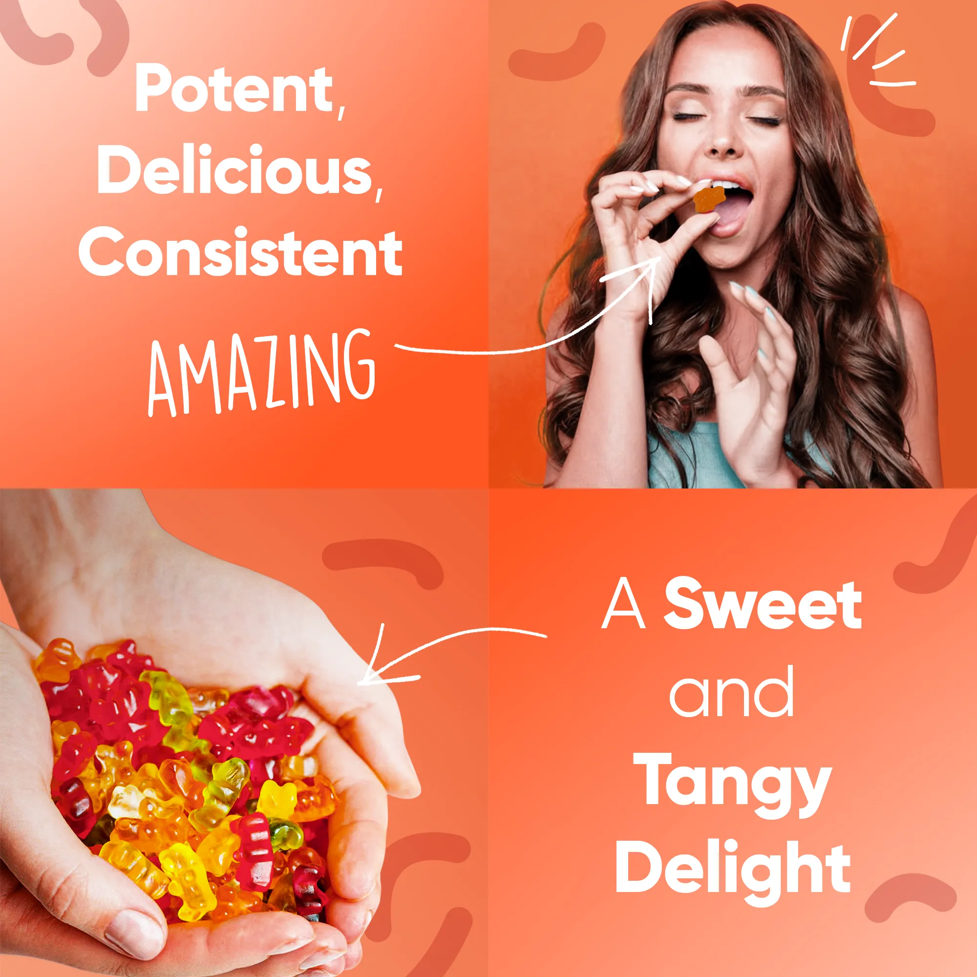 THC Gummies Orange - Image 4