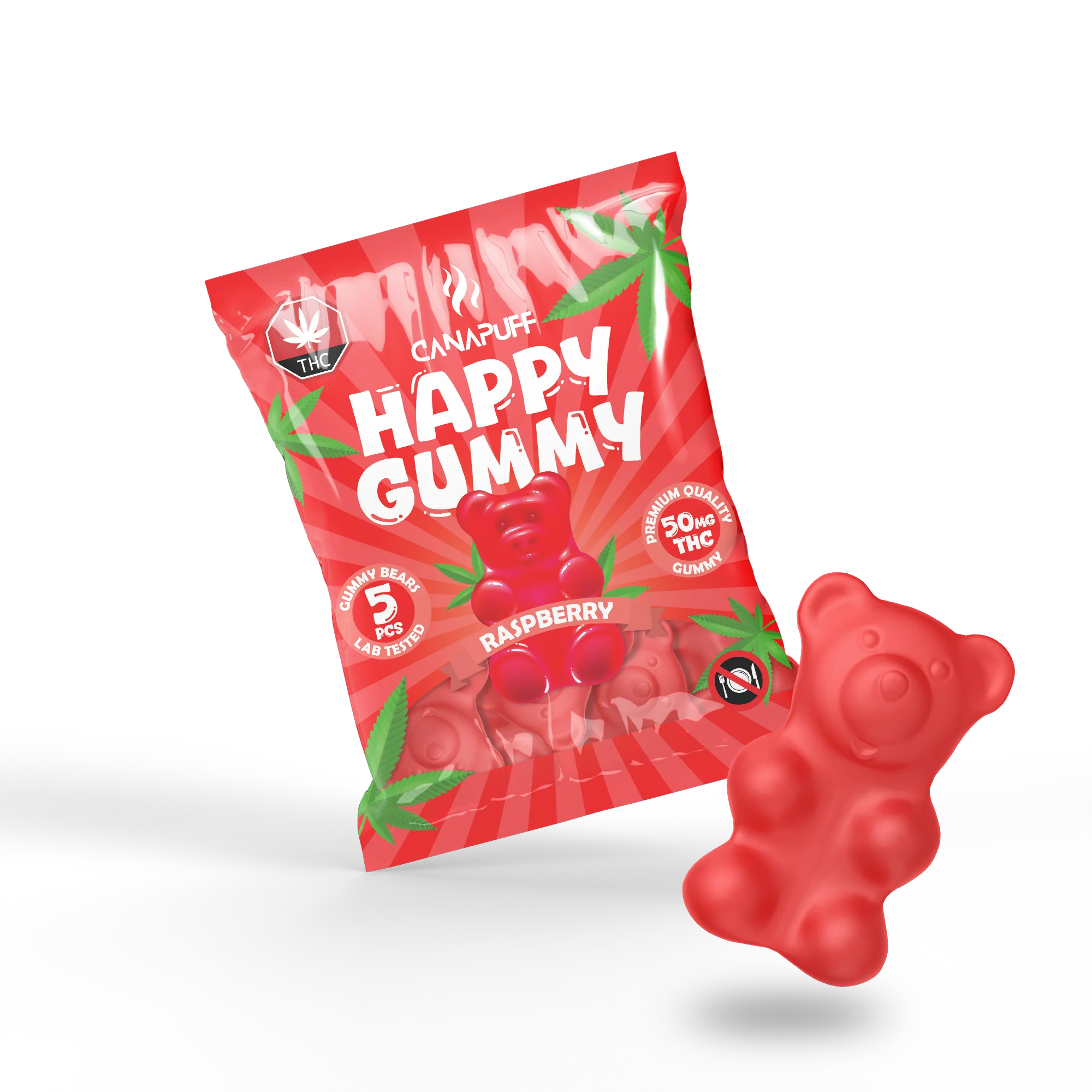 THC Gummies Raspberry - Image 13