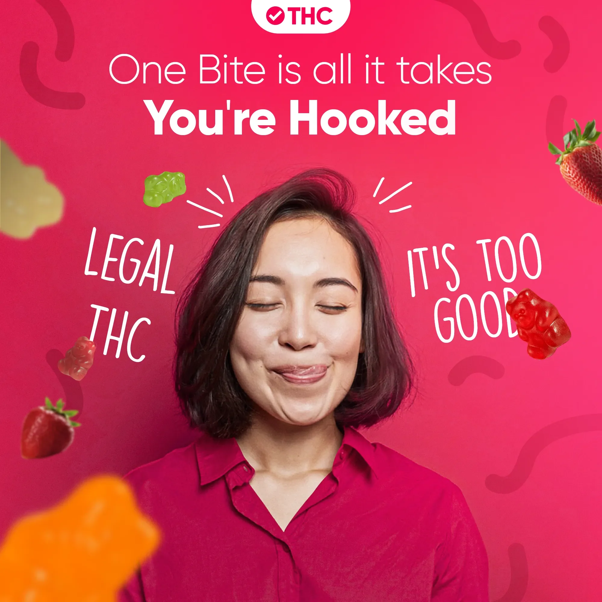 THC Gummies Strawberry - Image 6