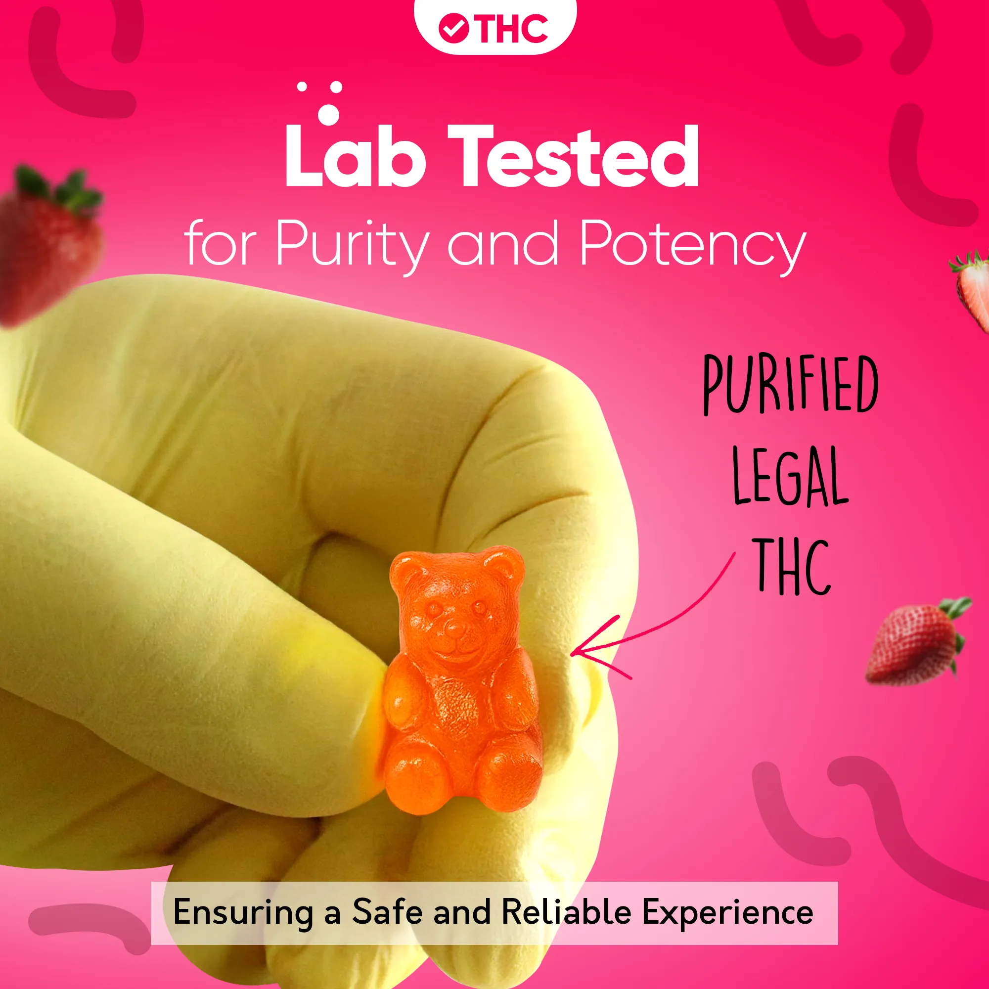THC Gummies Strawberry - Image 9
